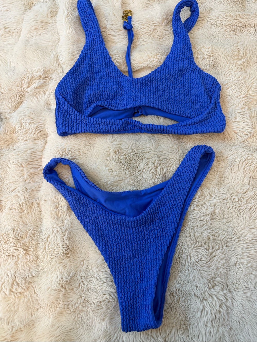 Luli Fama Cosita Buena Electric Blue Bikini Set